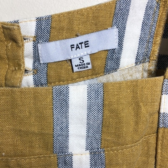 Fate Striped Sleeveless Dress Small - Picture 3 of 7